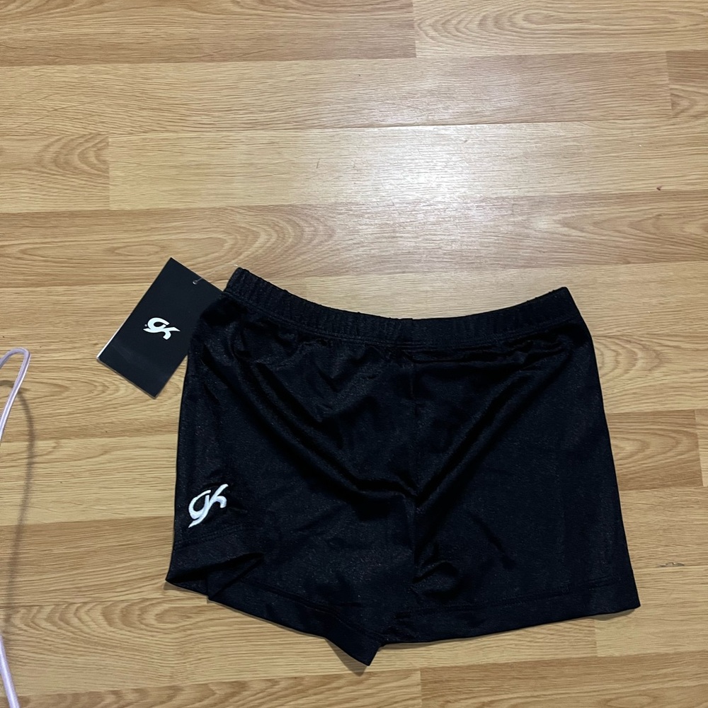 GK ELITE women’s black spandex shorts